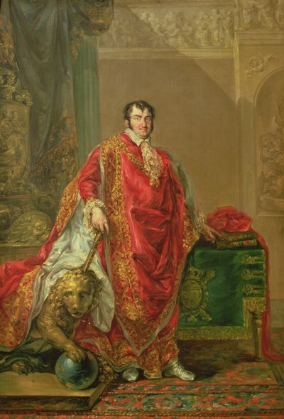 Porträt von Ferdinand VII (1784-1833) 1808-11 von Vicente Lopez y Portana